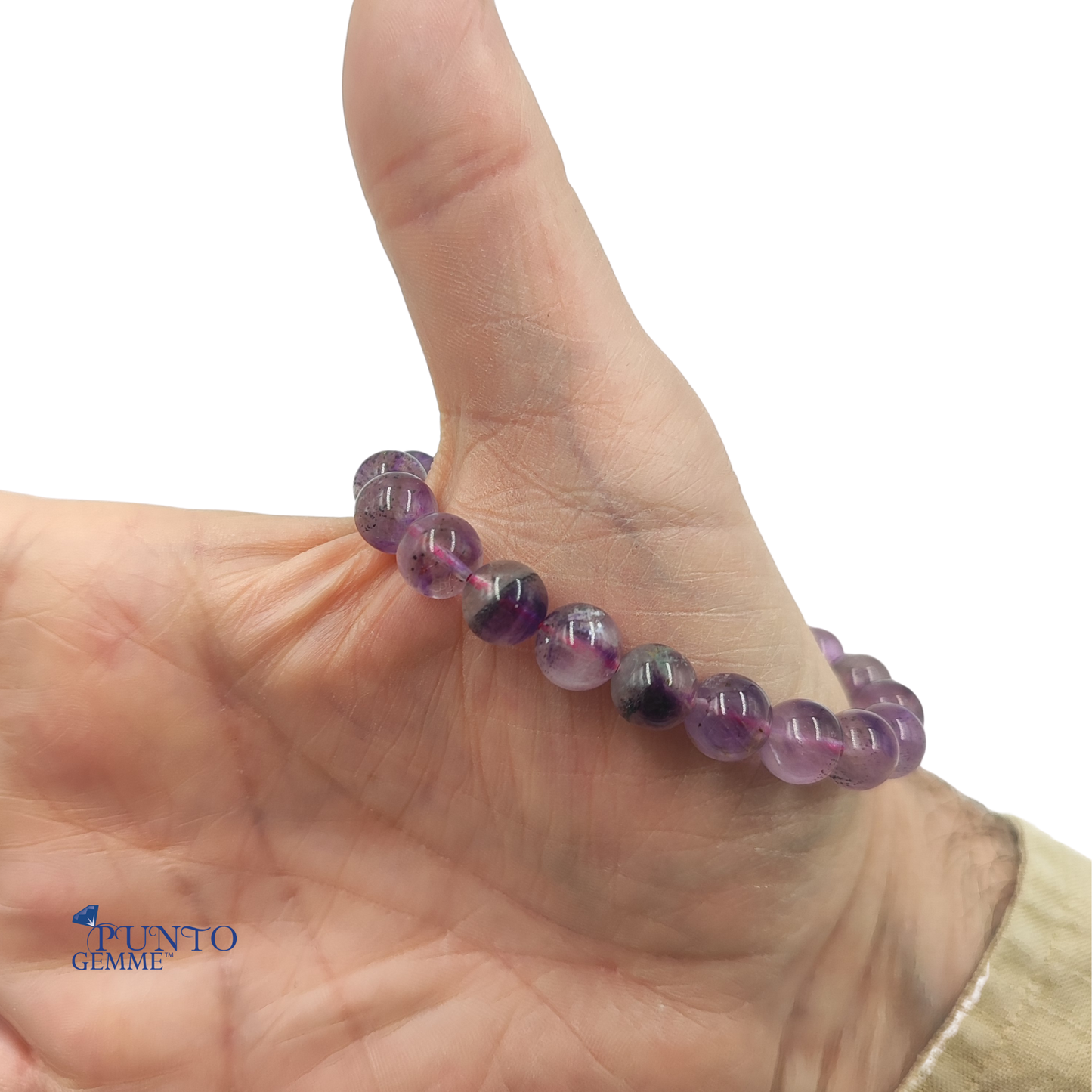 Super Seven autentico, la pietra sacra dei 7 minerali presentata con la sua documentazione tecnica ufficiale.