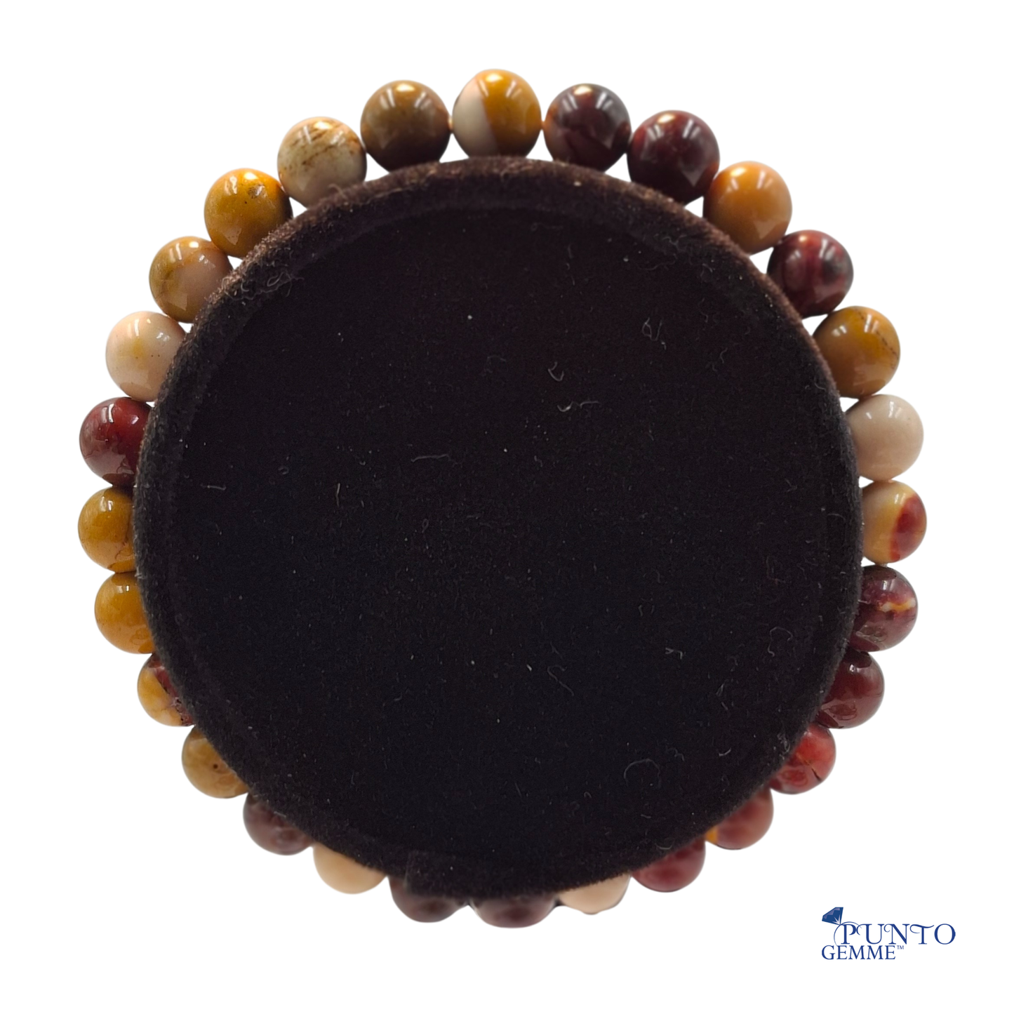 Bracciale Elastico in Pietre Naturali Mookaite Tonda Liscia 6 mm. PE8018 • Taglia M (18/19 cm)