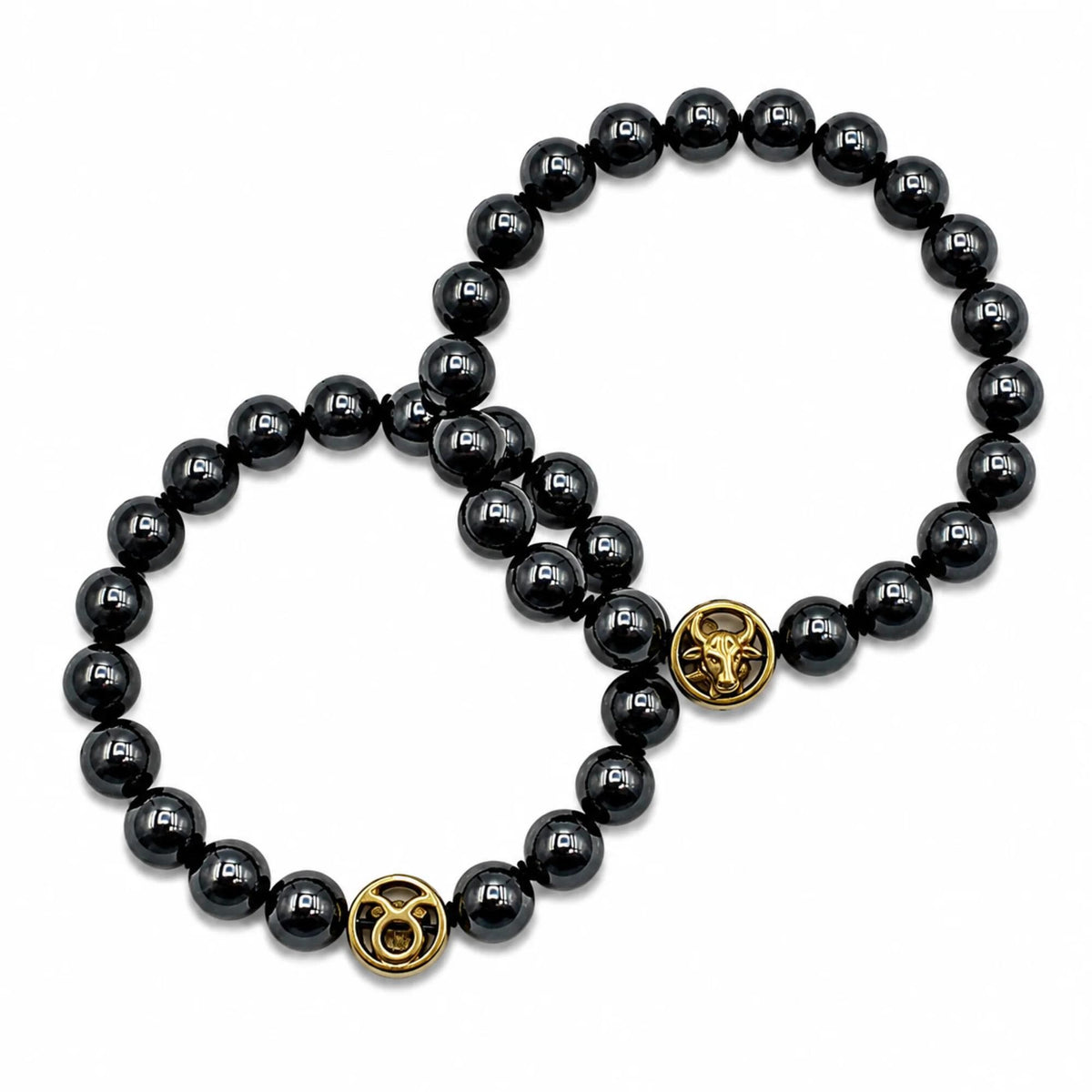 Bracciale Tormalina Nera Certificata 10 mm Oro Zodiaco Toro PE8030 - PE8030 - foto 3