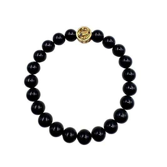 Bracciale Zodiaco Scorpione in Tormalina Nera Certificata (PE8036)