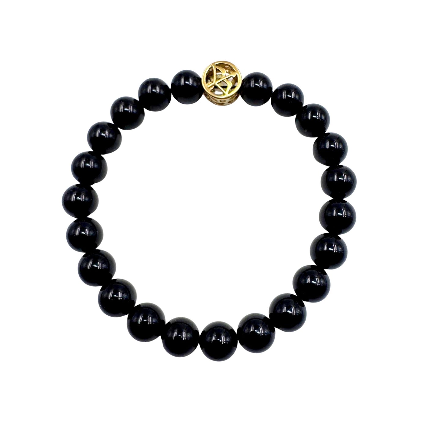 Bracciale Zodiaco Sagittario in Tormalina Nera Certificata (PE8037)