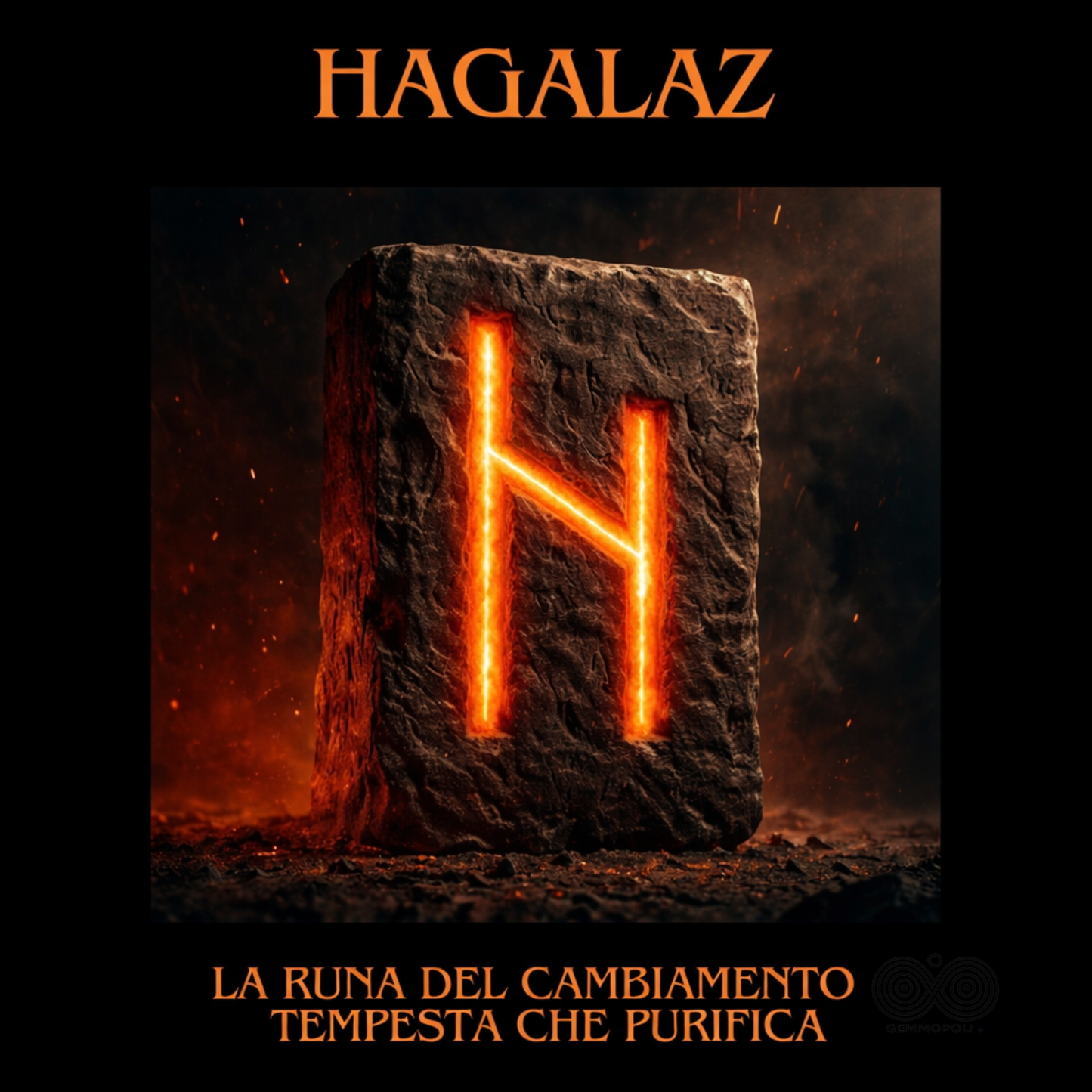 Simbolo runa hagalaz