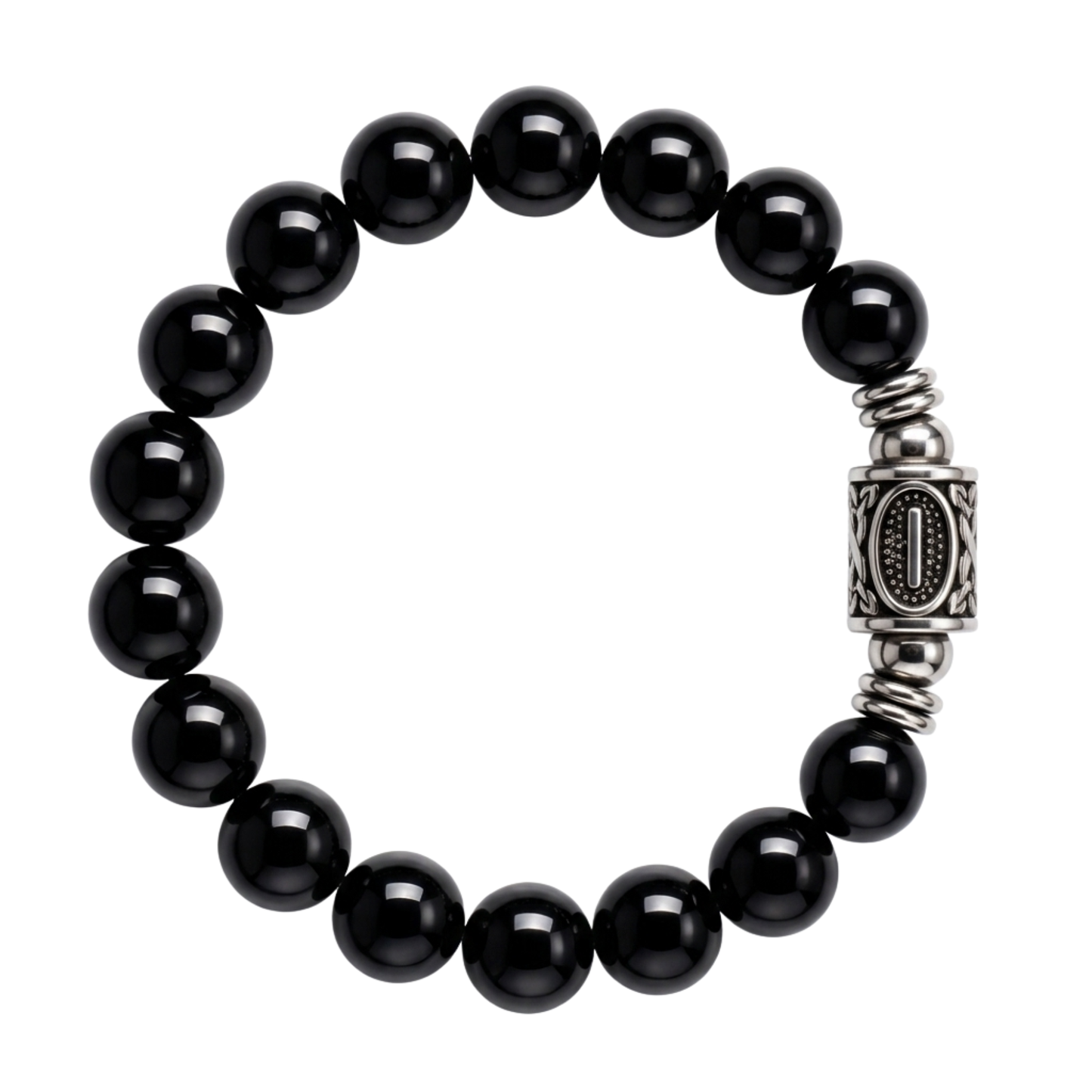Bracciale Gemmopoli PE8051 Tormalina Nera Naturale Grado A Runa Isa