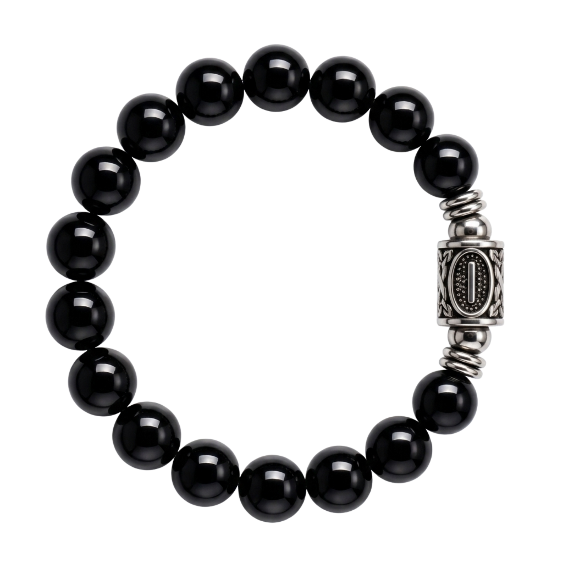 Bracciale Gemmopoli PE8051 Tormalina Nera Naturale Grado A Runa Isa