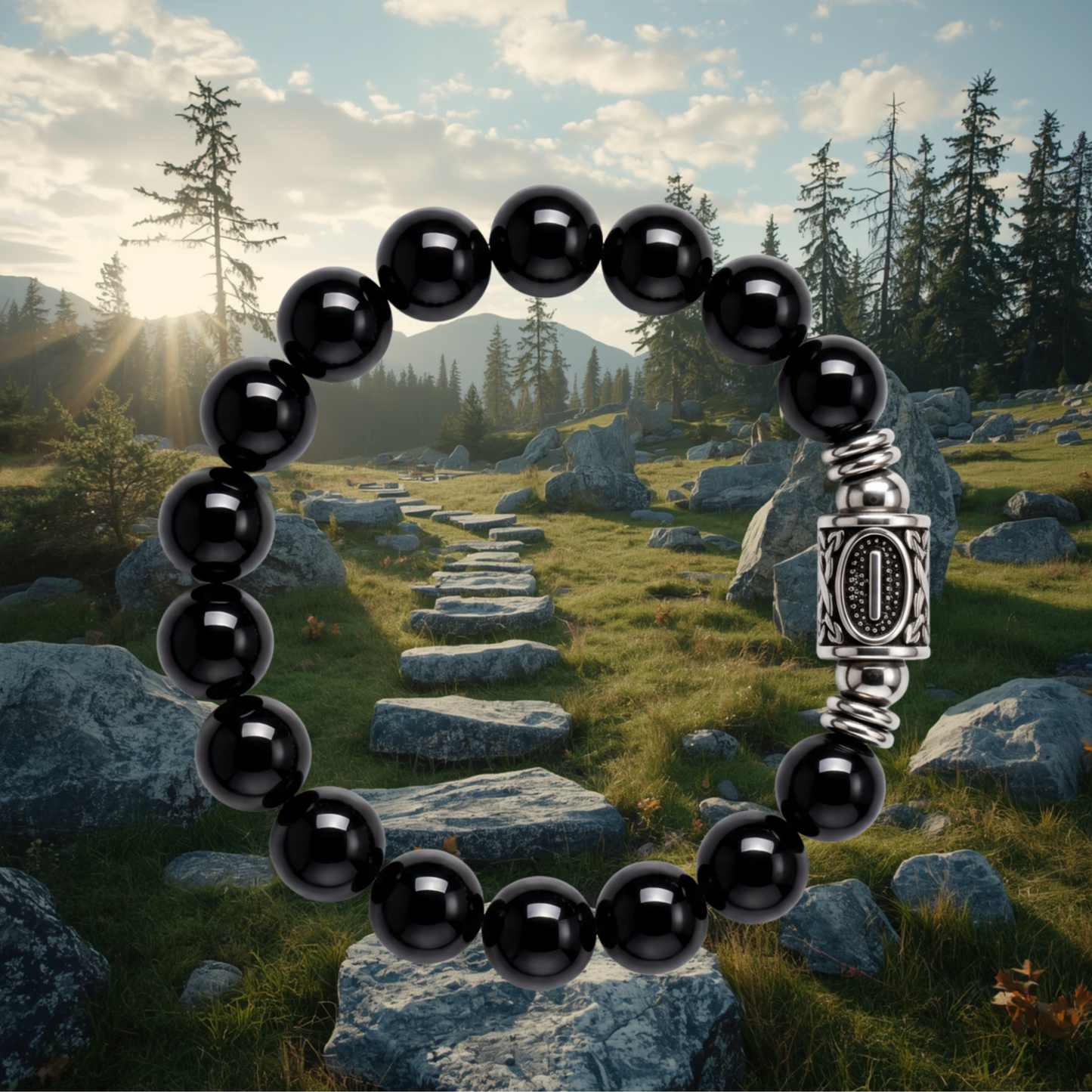 Bracciale elastico Gemmopoli PE8051 Collezione Rune