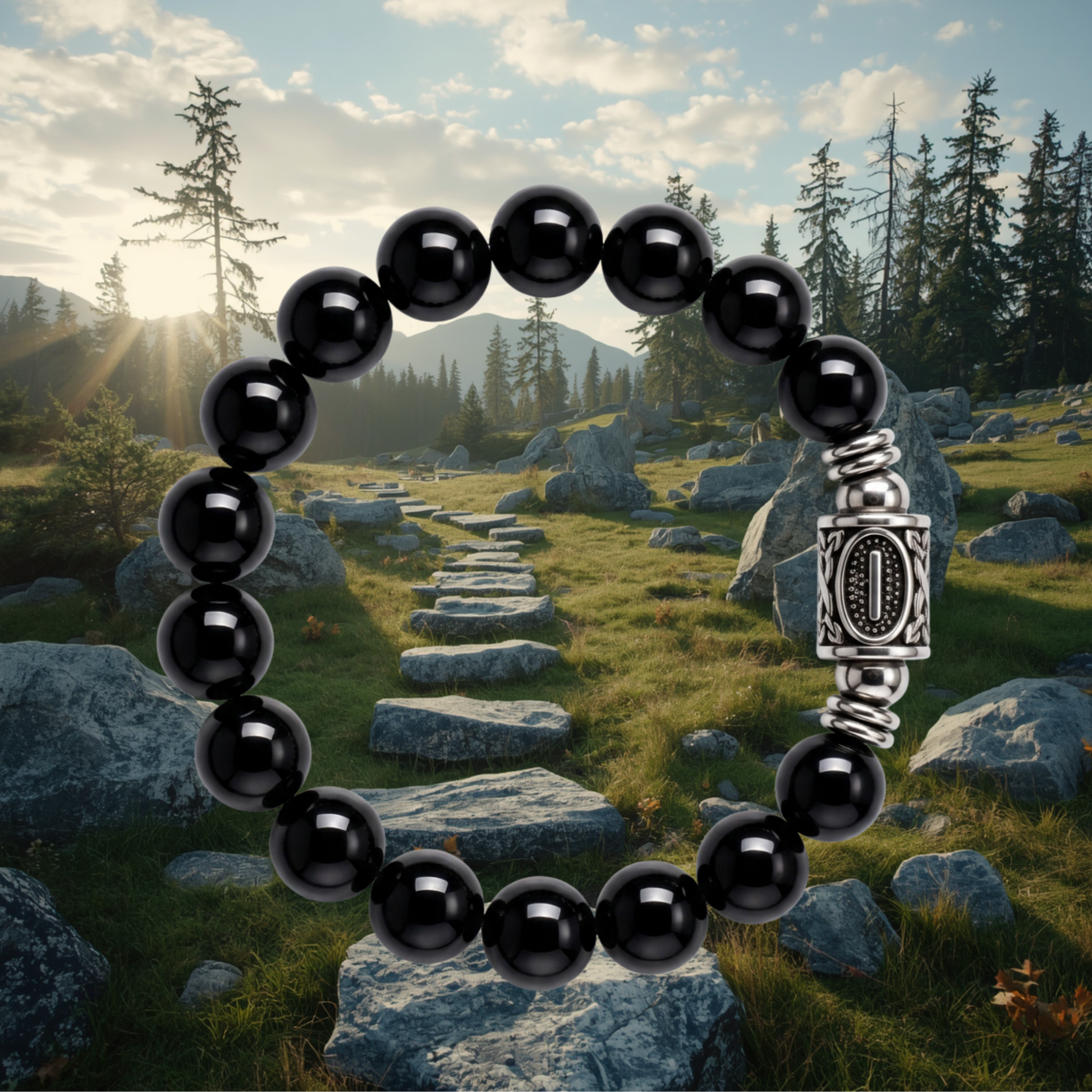 Bracciale elastico Gemmopoli PE8051 Collezione Rune