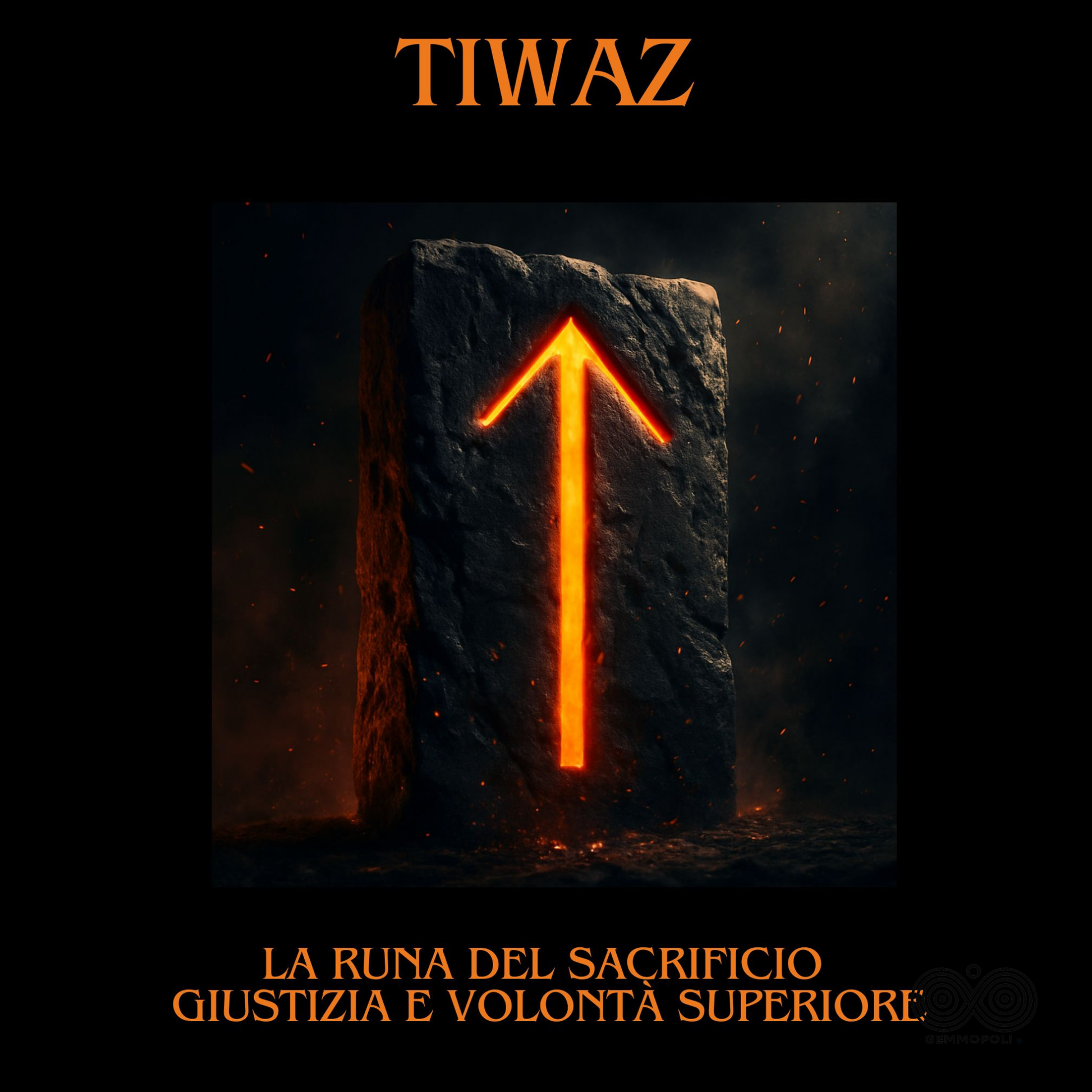 Simbolo Runa Tiwaz