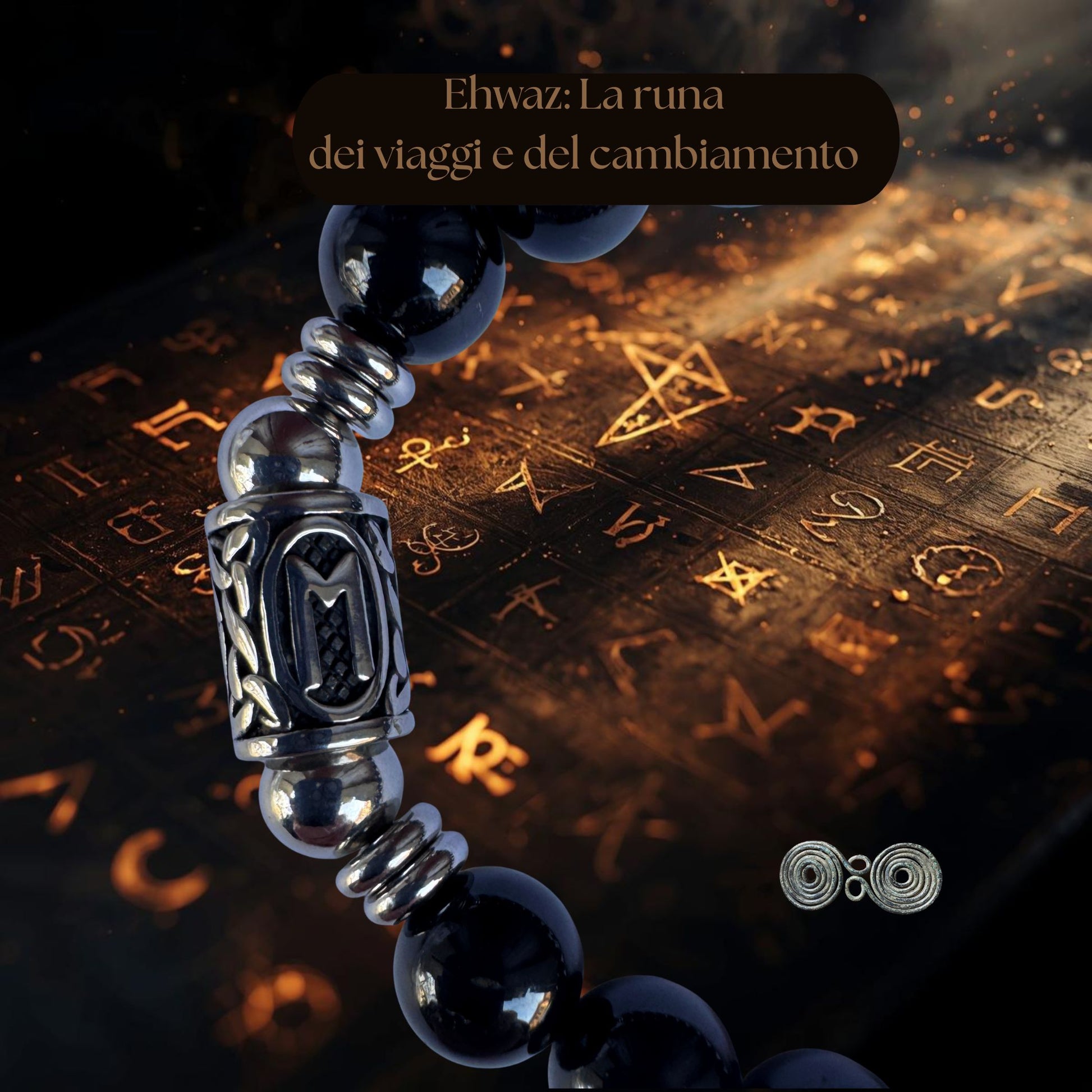 Vista ravvicinata del bracciale PE8064 che mostra la levigatura perfetta delle perle di tormalina.