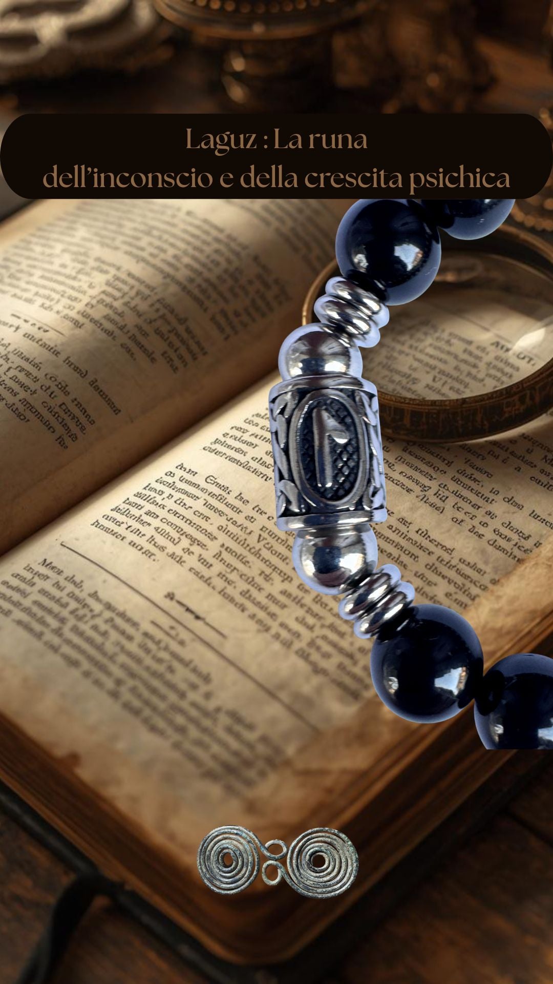 Vista ravvicinata del bracciale PE8066 che mostra la levigatura perfetta delle perle di tormalina in formato verticale per marketplace