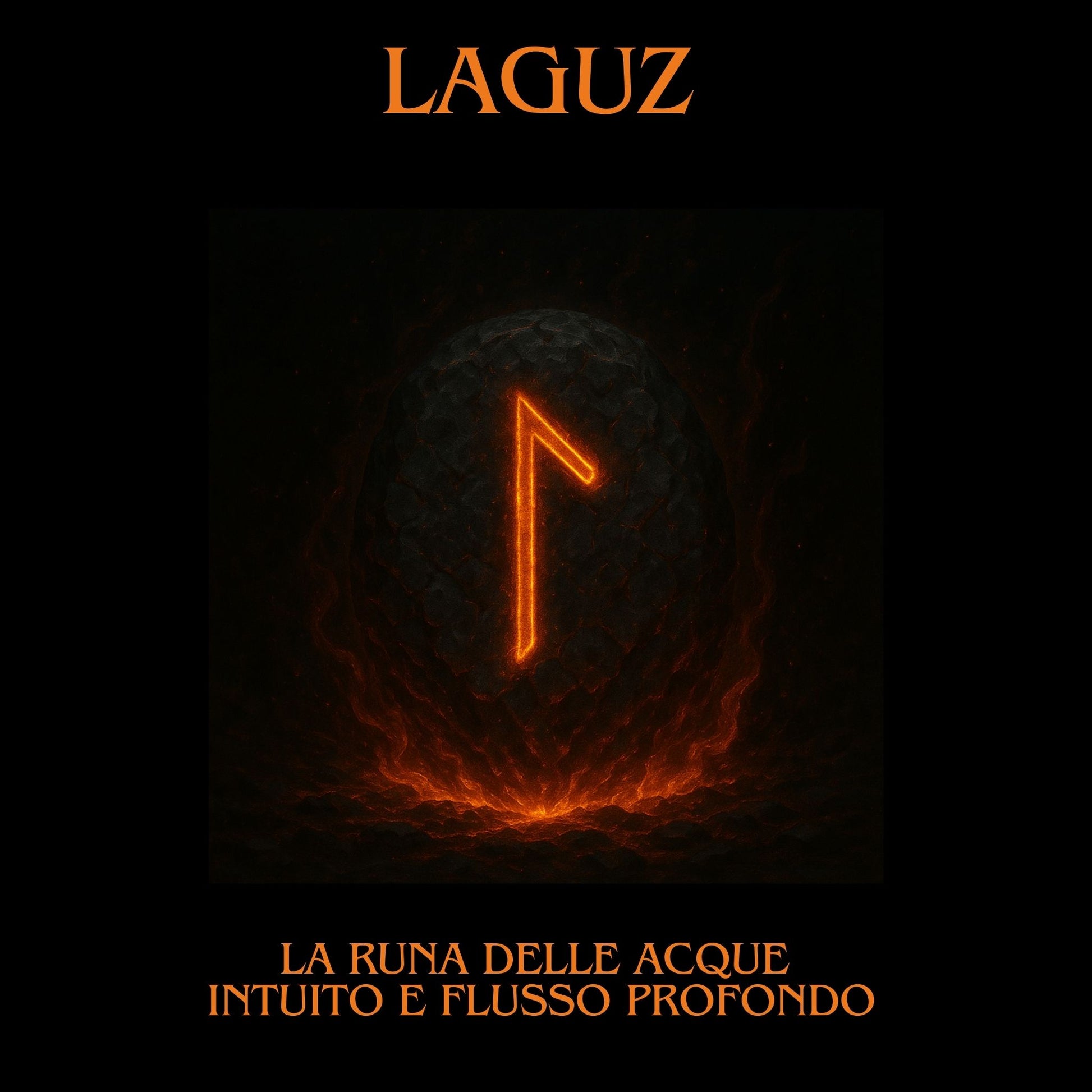 Simbolo runa norrena laguz