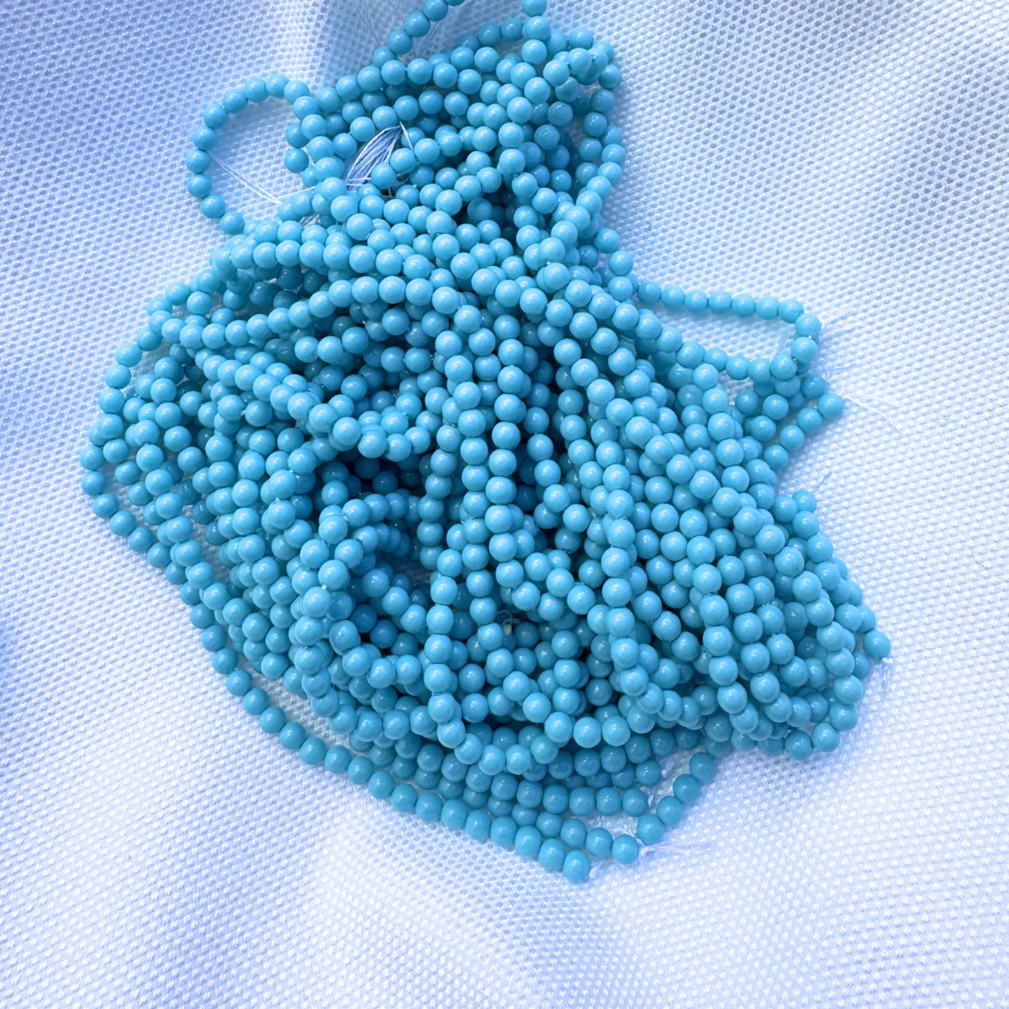 filo perle elegance turchese tonde 