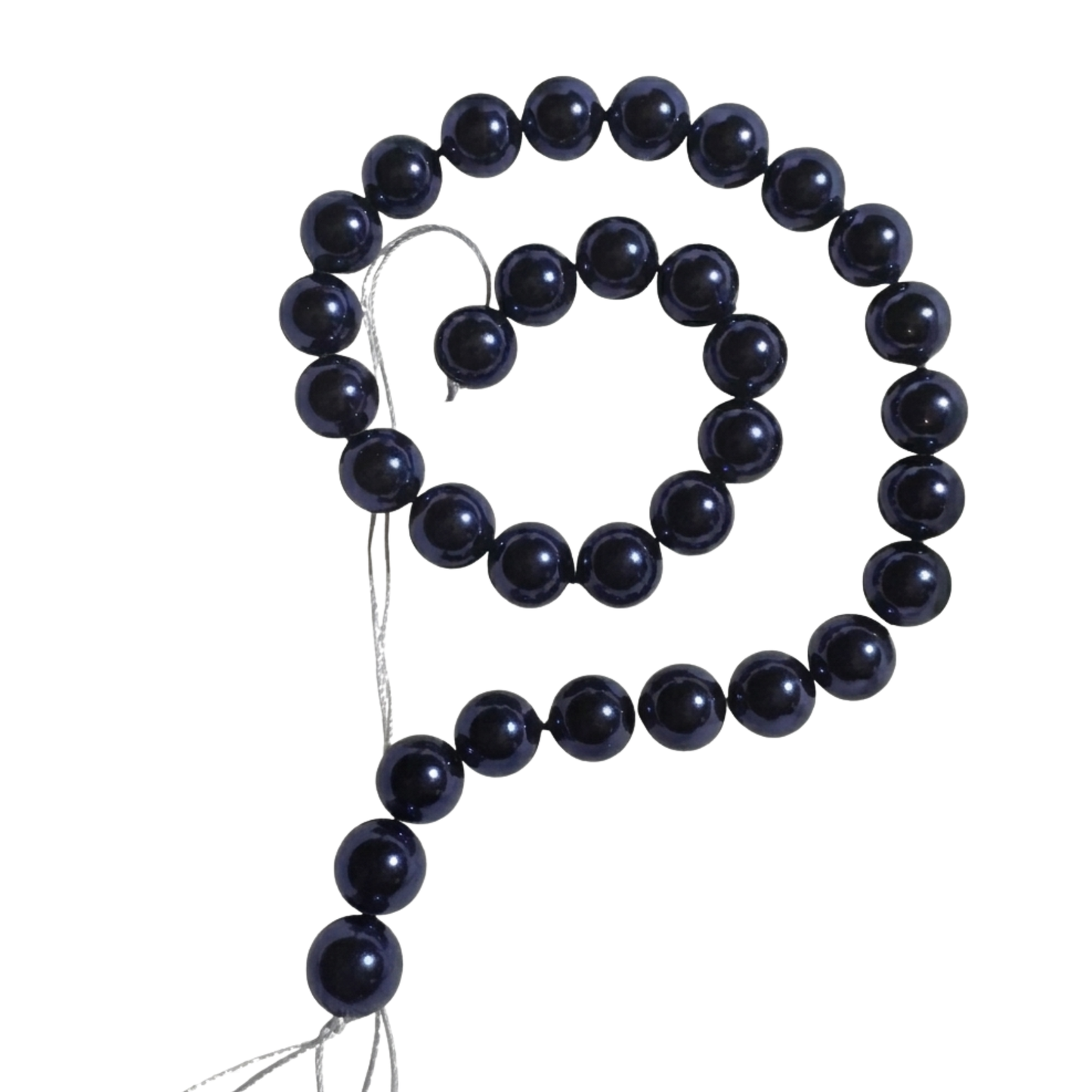 filo perle elegance blu metal 