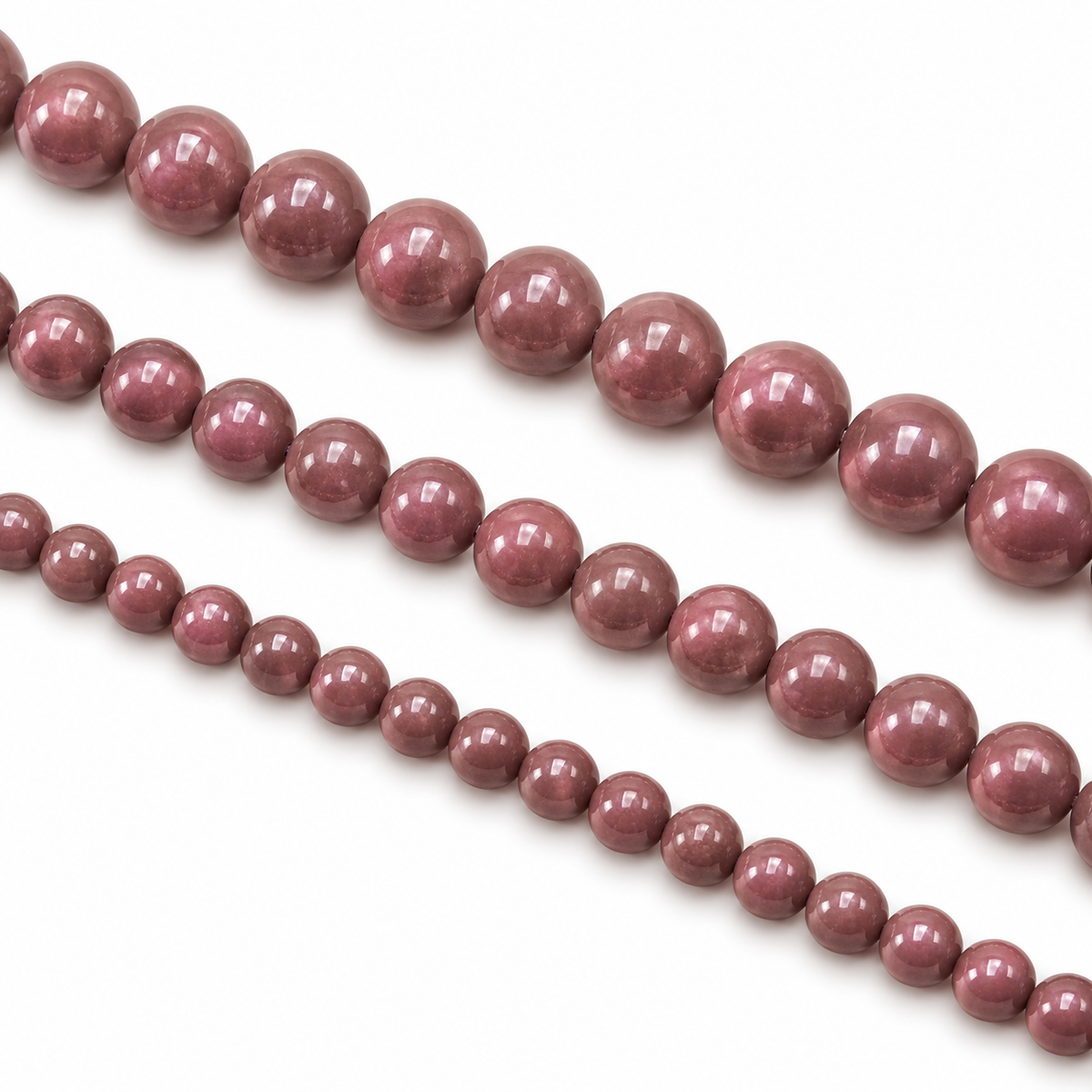 Assortimento fili Madreperla Rosa Rodonite 6 8 10 mm Gemmopoli SP0004