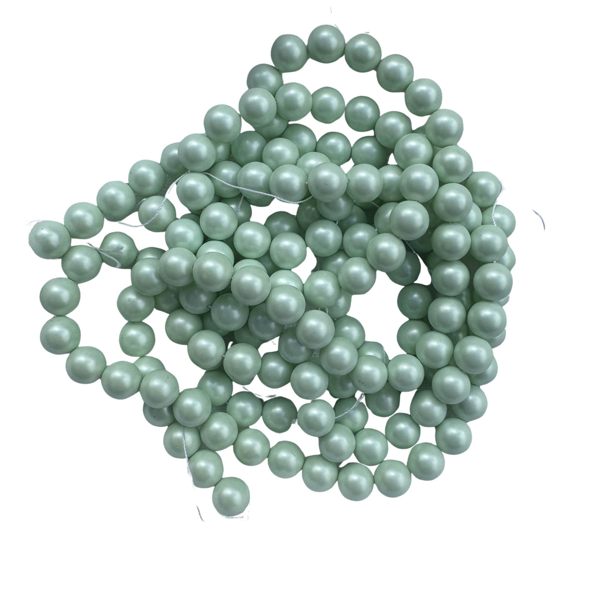 filo perle verdi per collane handmade 